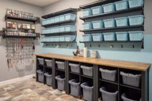 Des bacs de rangement pour organiser le stockage des vêtements