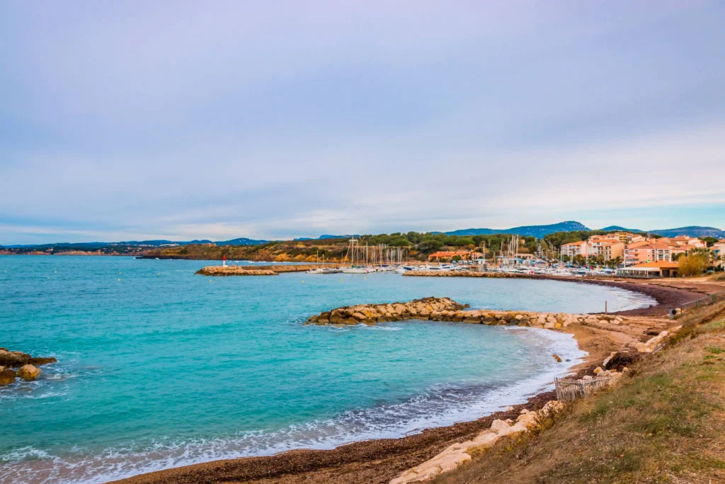 plage de la Coudoulière à Six Fours