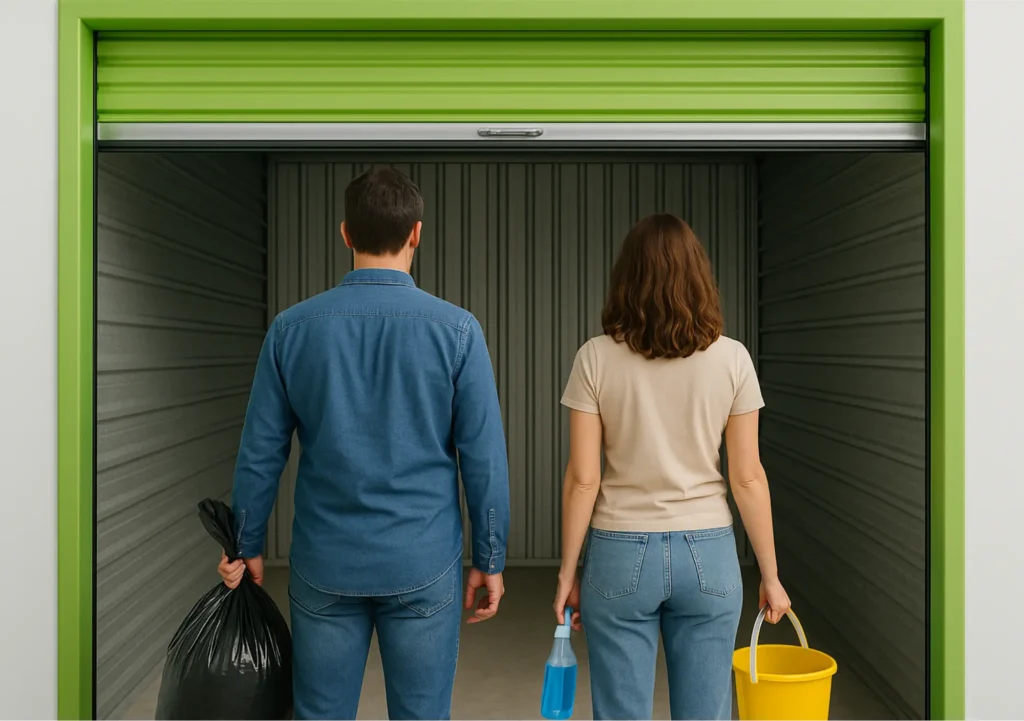 Nettoyage de son box de stockage