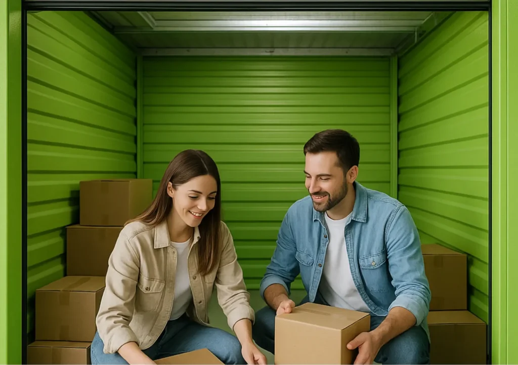 Tri et rangement de son box à louer