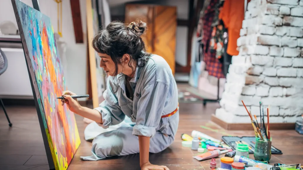 Le self-stockage pour les peintres